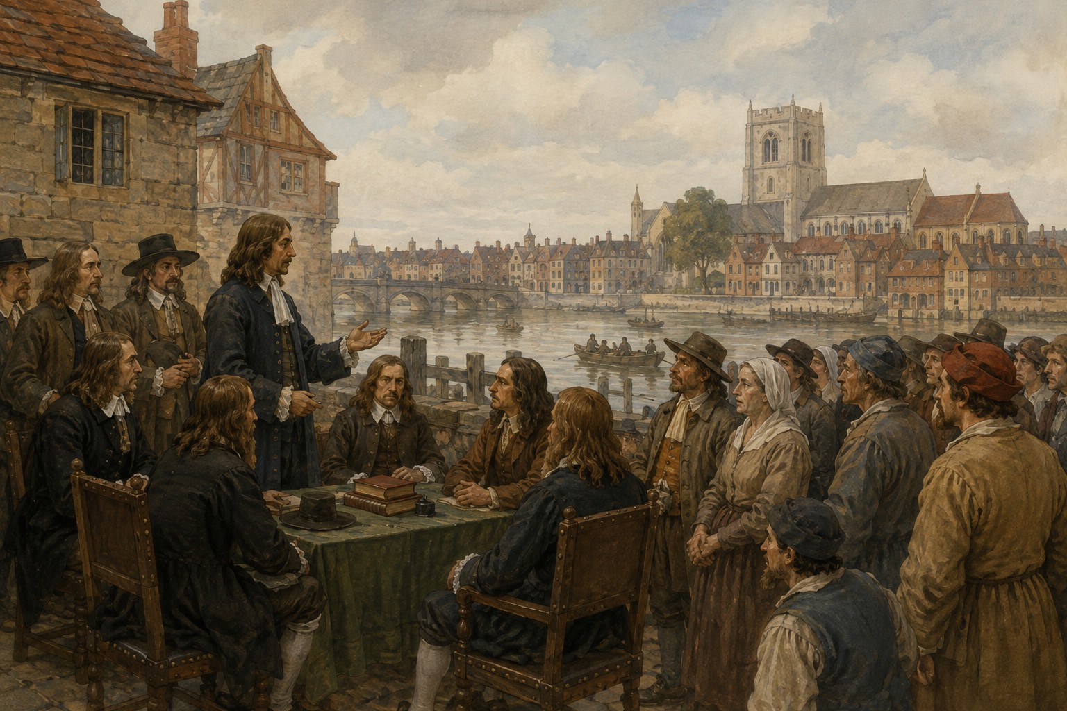 Historical reconstruction of “Glorious Revolution changes the monarchy” in English Bill of Rights