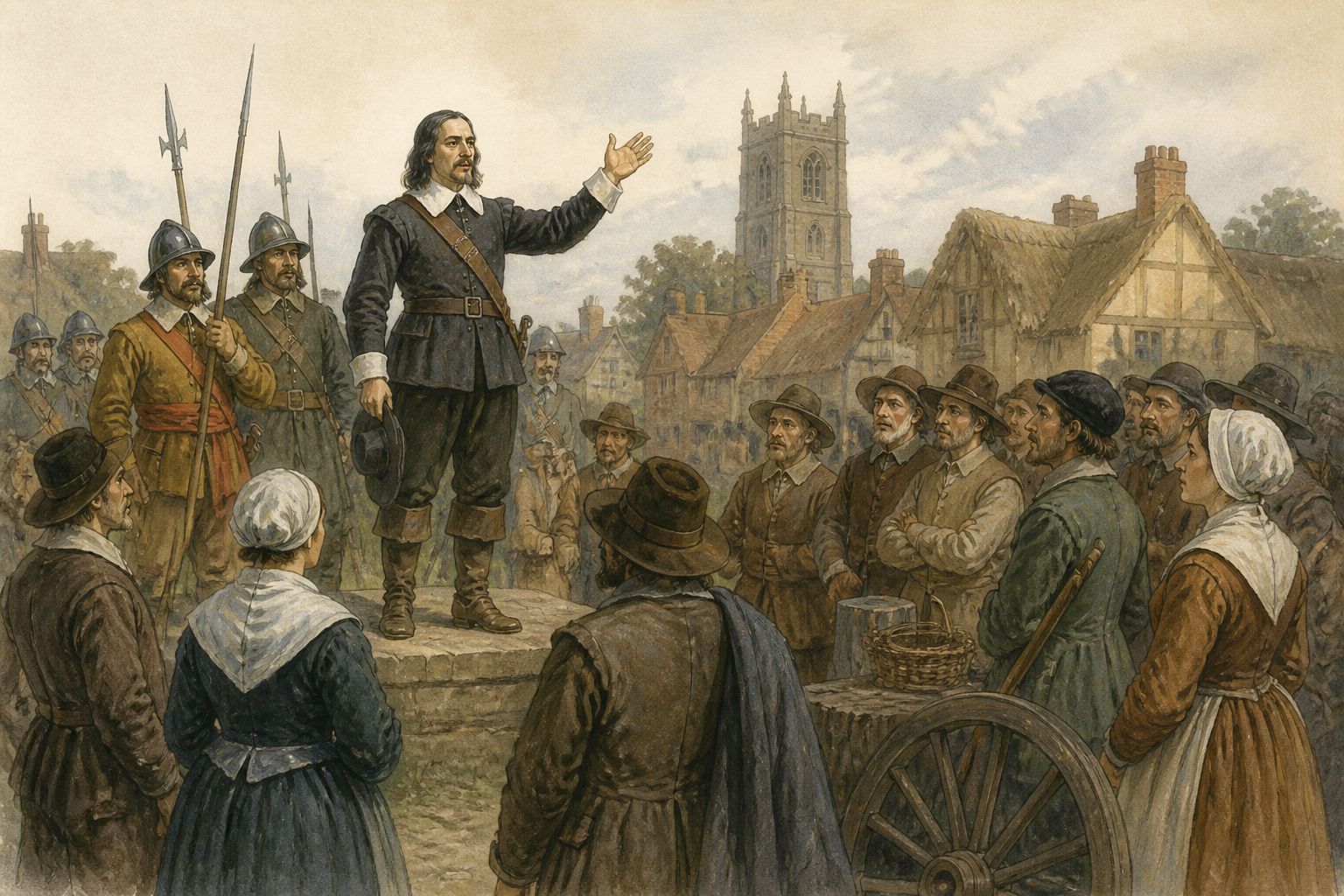 Historical reconstruction of the “Long-term significance” stage in English Civil War