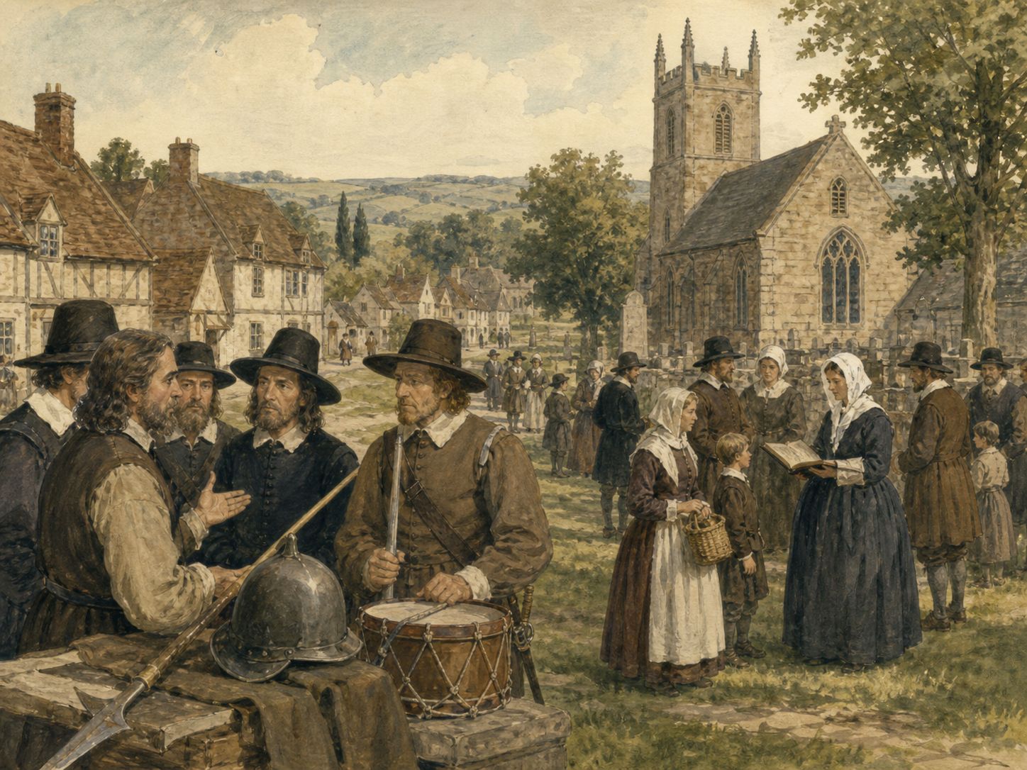 Historical reconstruction of English Civil War's long-term consequences: The war altered crown–Parliament relations but was not a linear birth of modern democracy; it was a compound crisis of religion, military power, and empire.