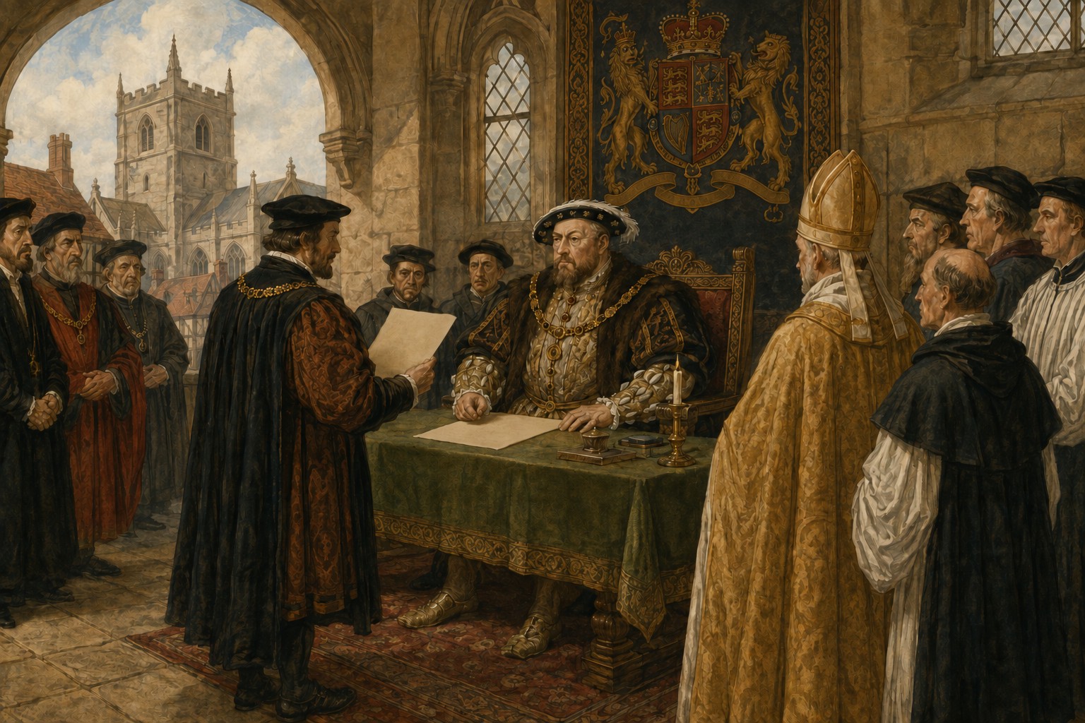 Historical reconstruction of the “Current phase” stage in English Reformation