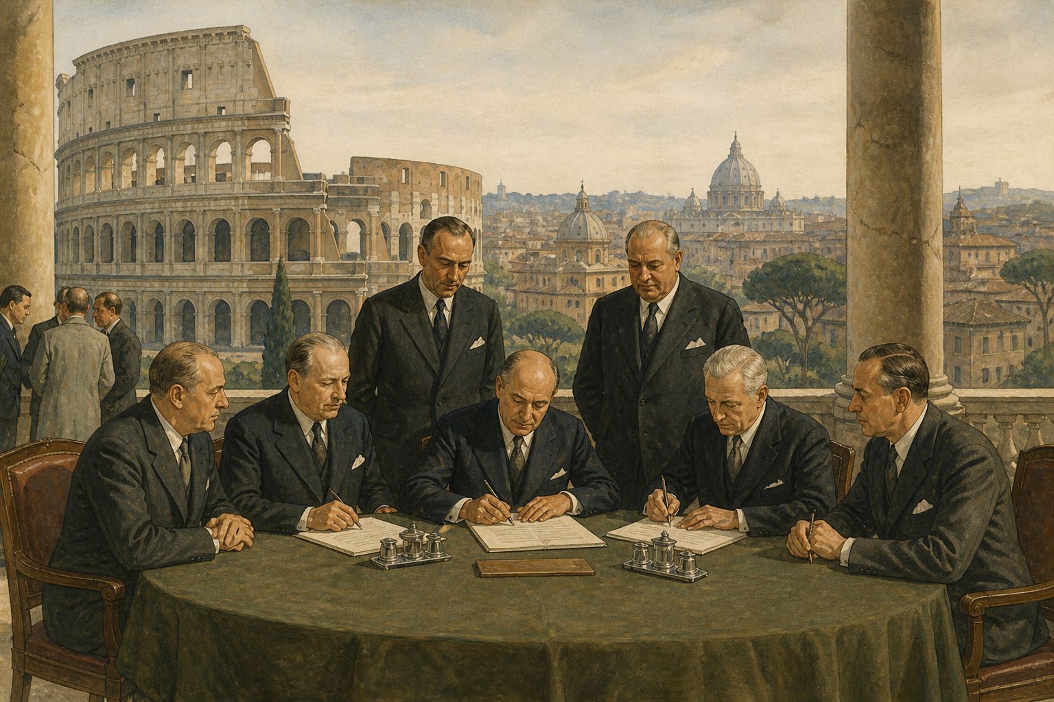 Historical reconstruction of the “Long-term significance” stage in Founding of the European Economic Community