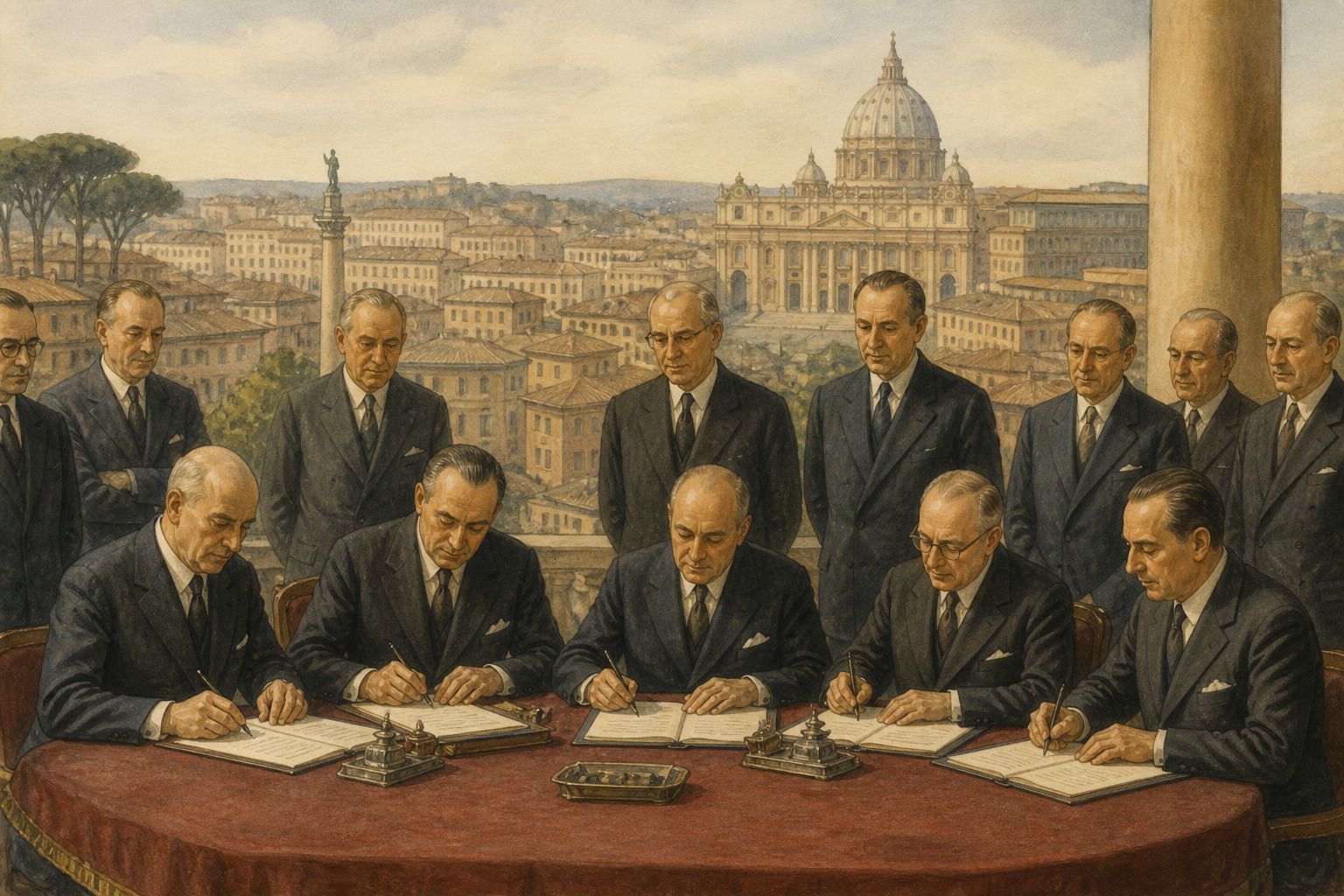 Historical reconstruction of the “Turning point” stage in Founding of the European Economic Community