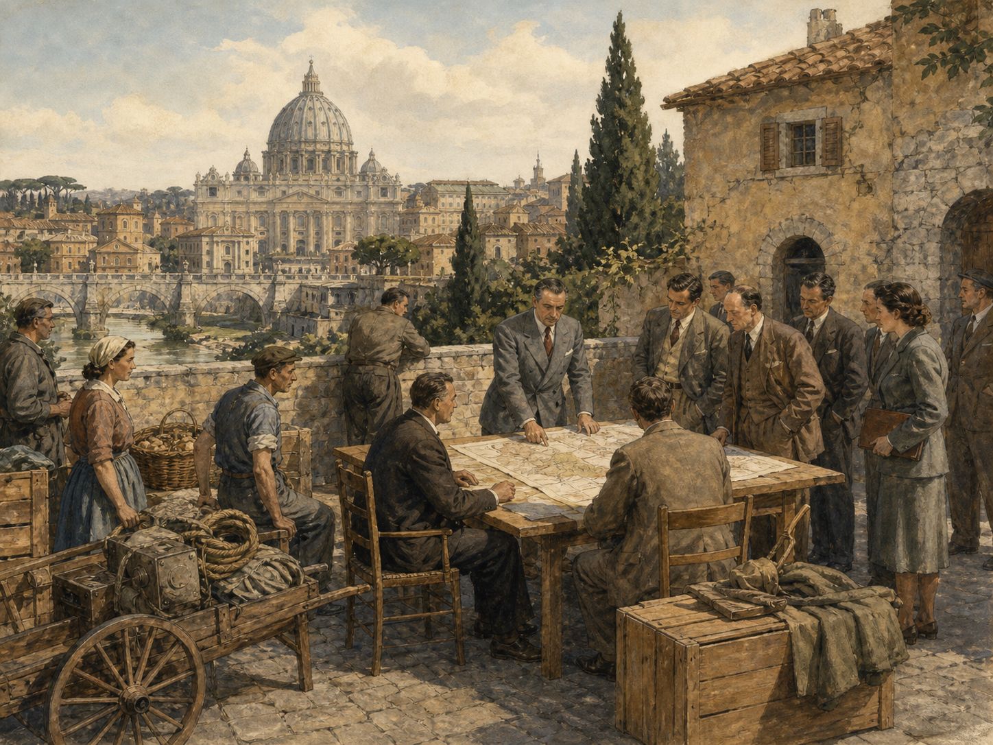 Historical reconstruction of Founding of the European Economic Community's background: After the Second World War, France, West Germany, and neighboring states sought durable cooperation beginning with coal and steel.