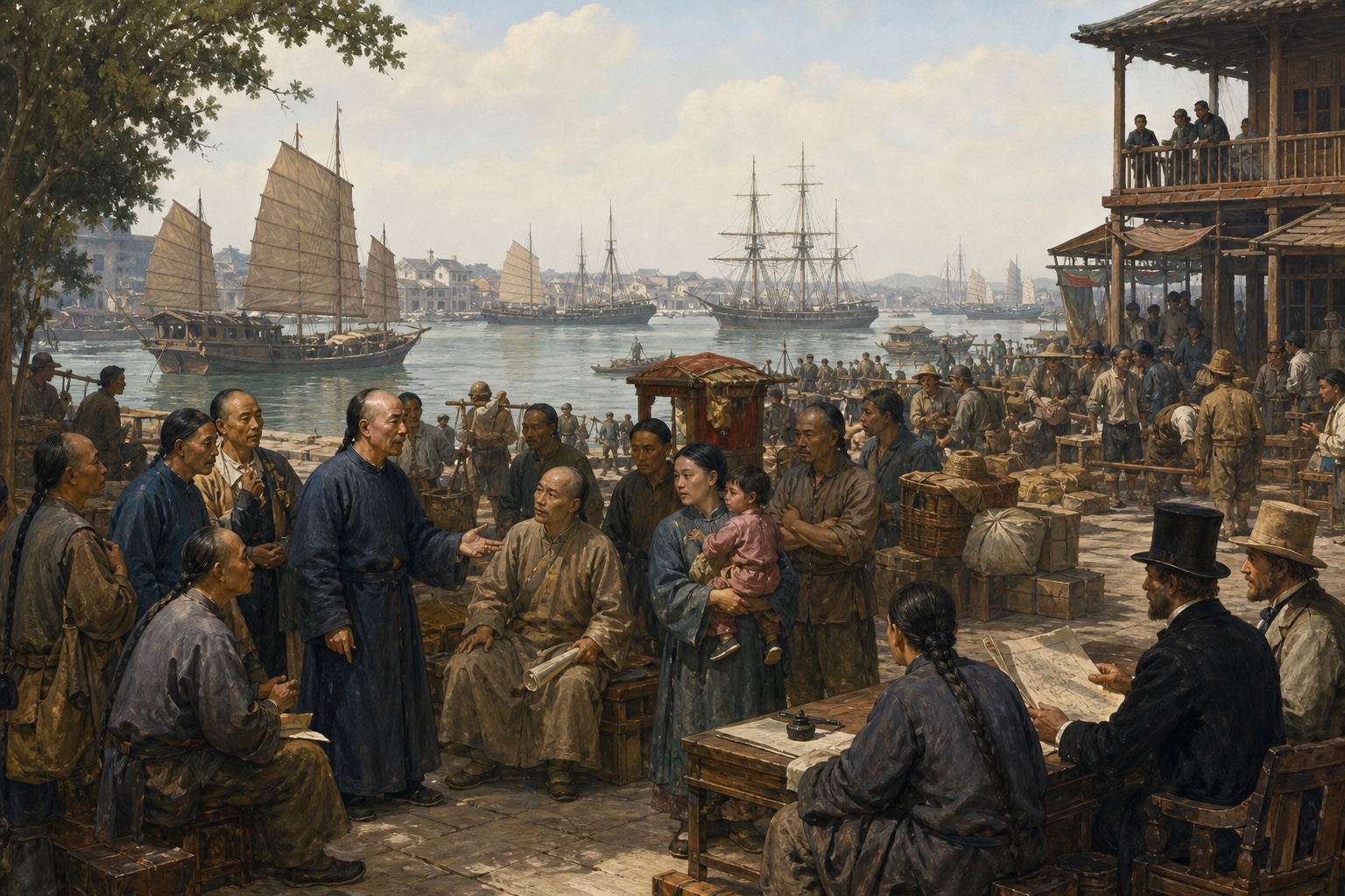 First Opium War: a scene of long-term significance