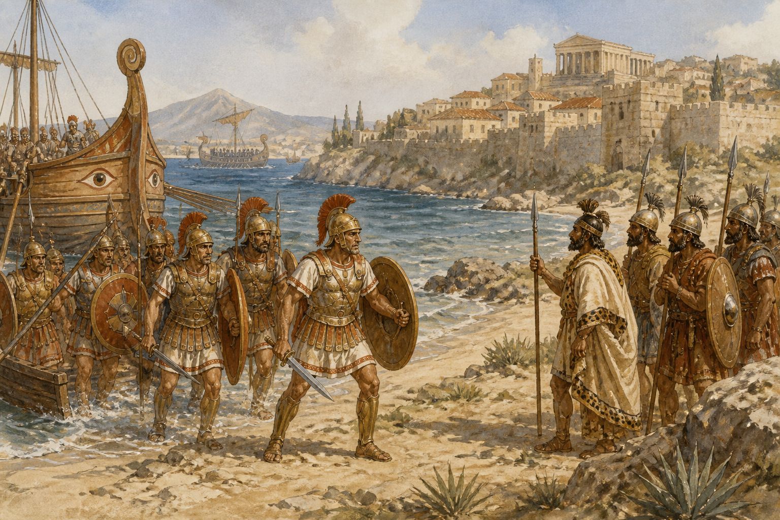 Historical reconstruction of the “First Punic War” stage in First Punic War