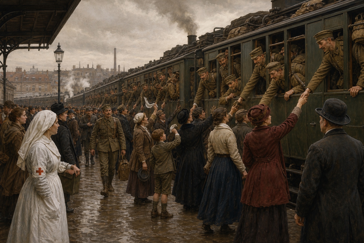 First World War: a scene of rising tension