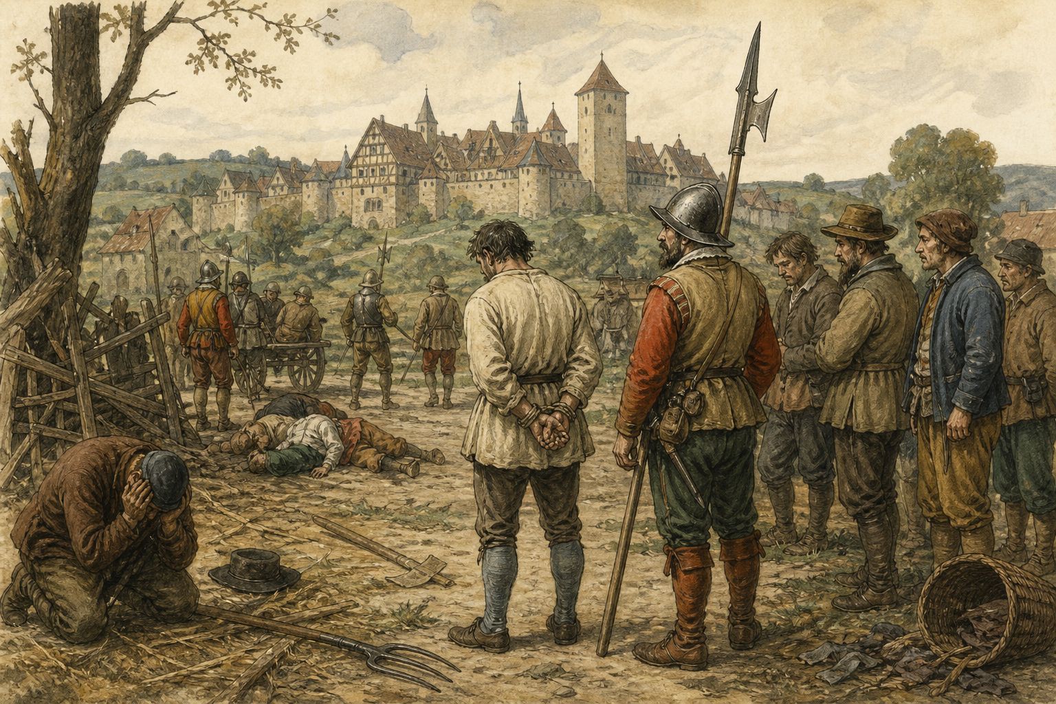 Historical reconstruction of the “Immediate aftermath” stage in German Peasants' War