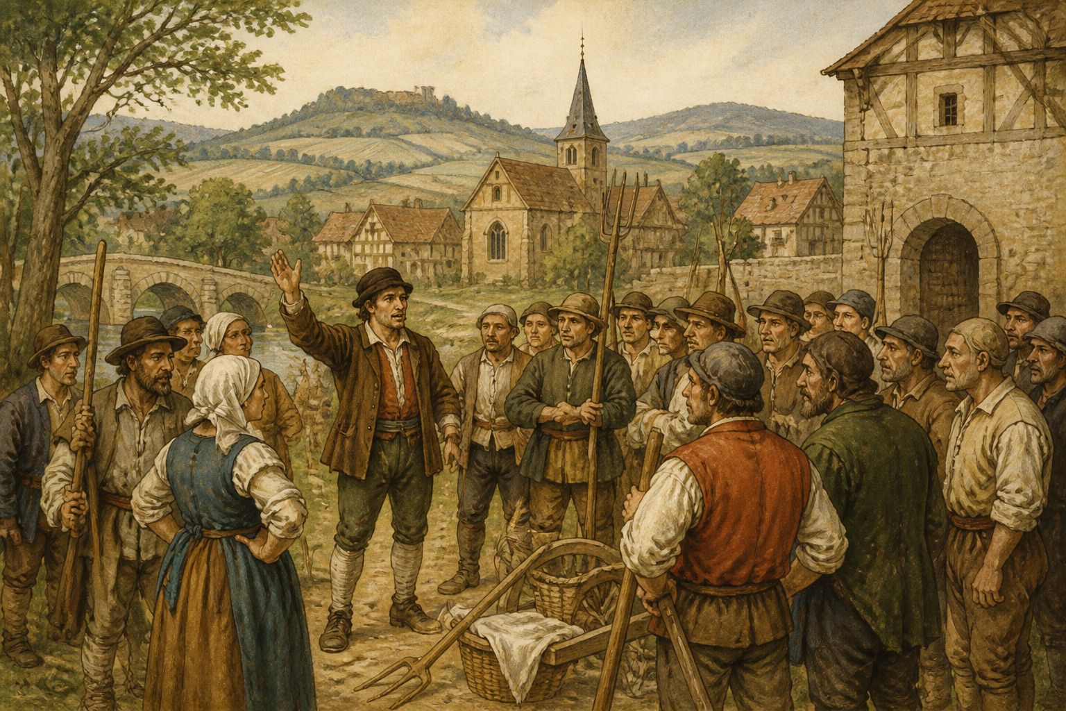 Historical reconstruction of the “Prelude” stage in German Peasants' War