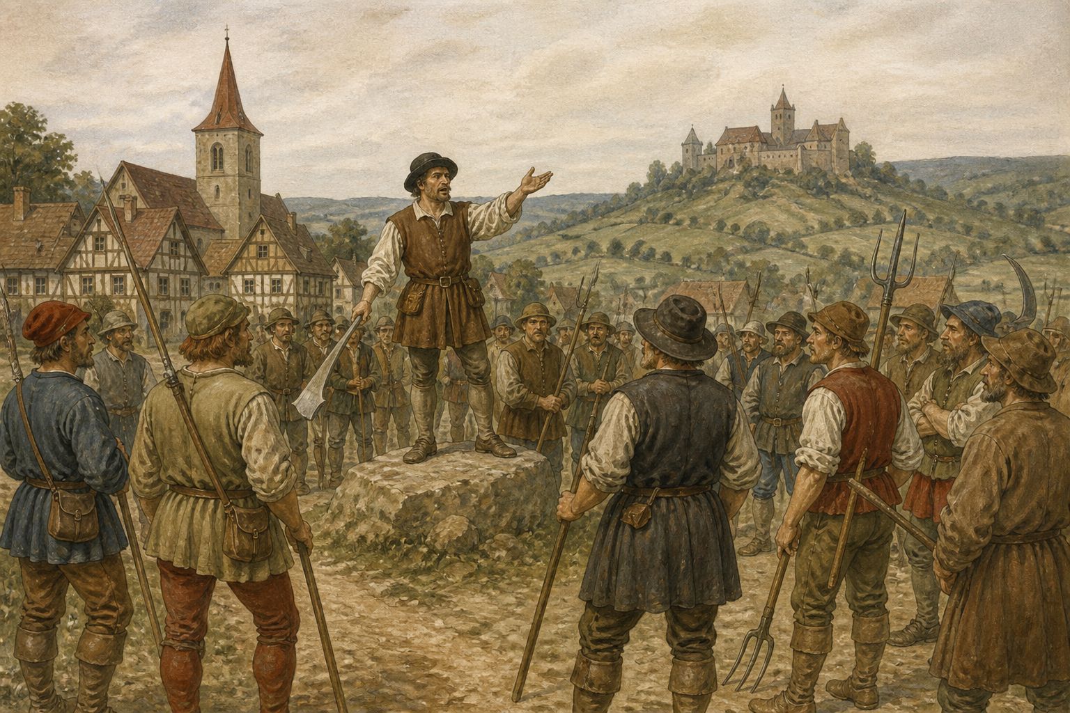 Historical reconstruction of the “Turning point” stage in German Peasants' War