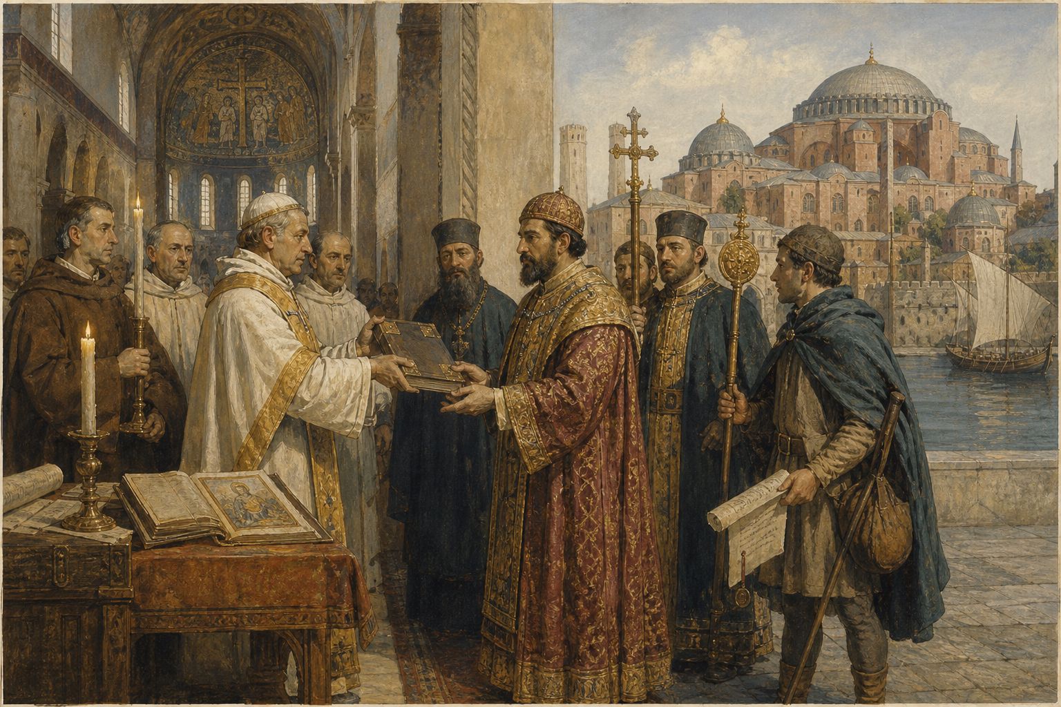 Historical reconstruction of “Mutual excommunications” in East–West Schism of 1054