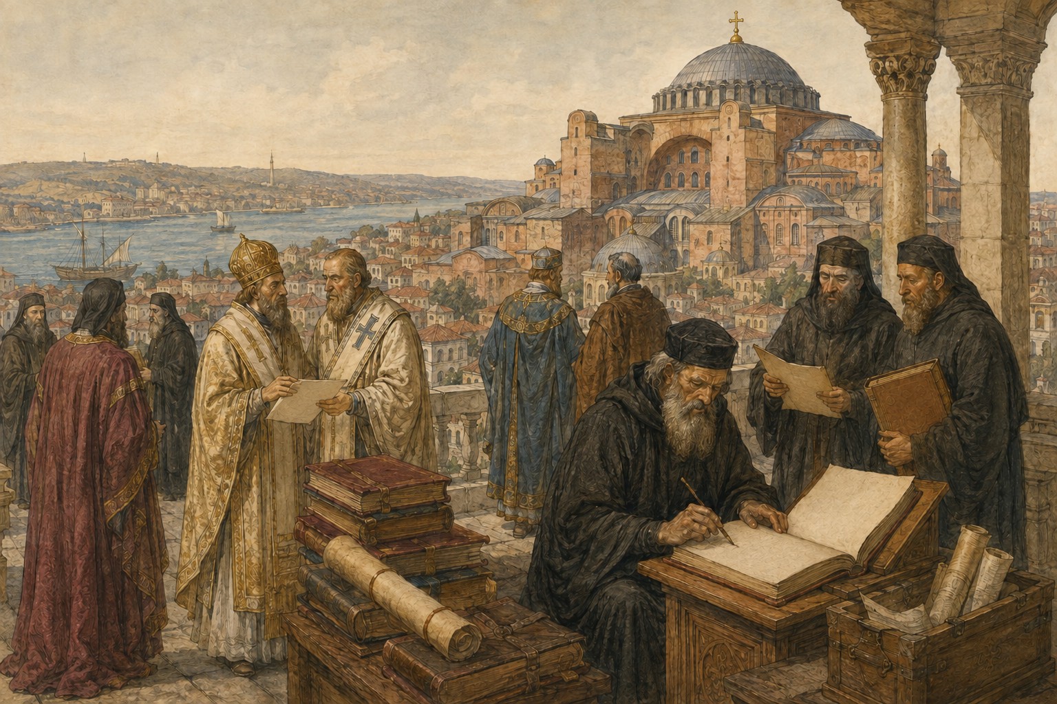 Historical reconstruction of “Anathemas lifted in Rome and Istanbul” in East–West Schism of 1054