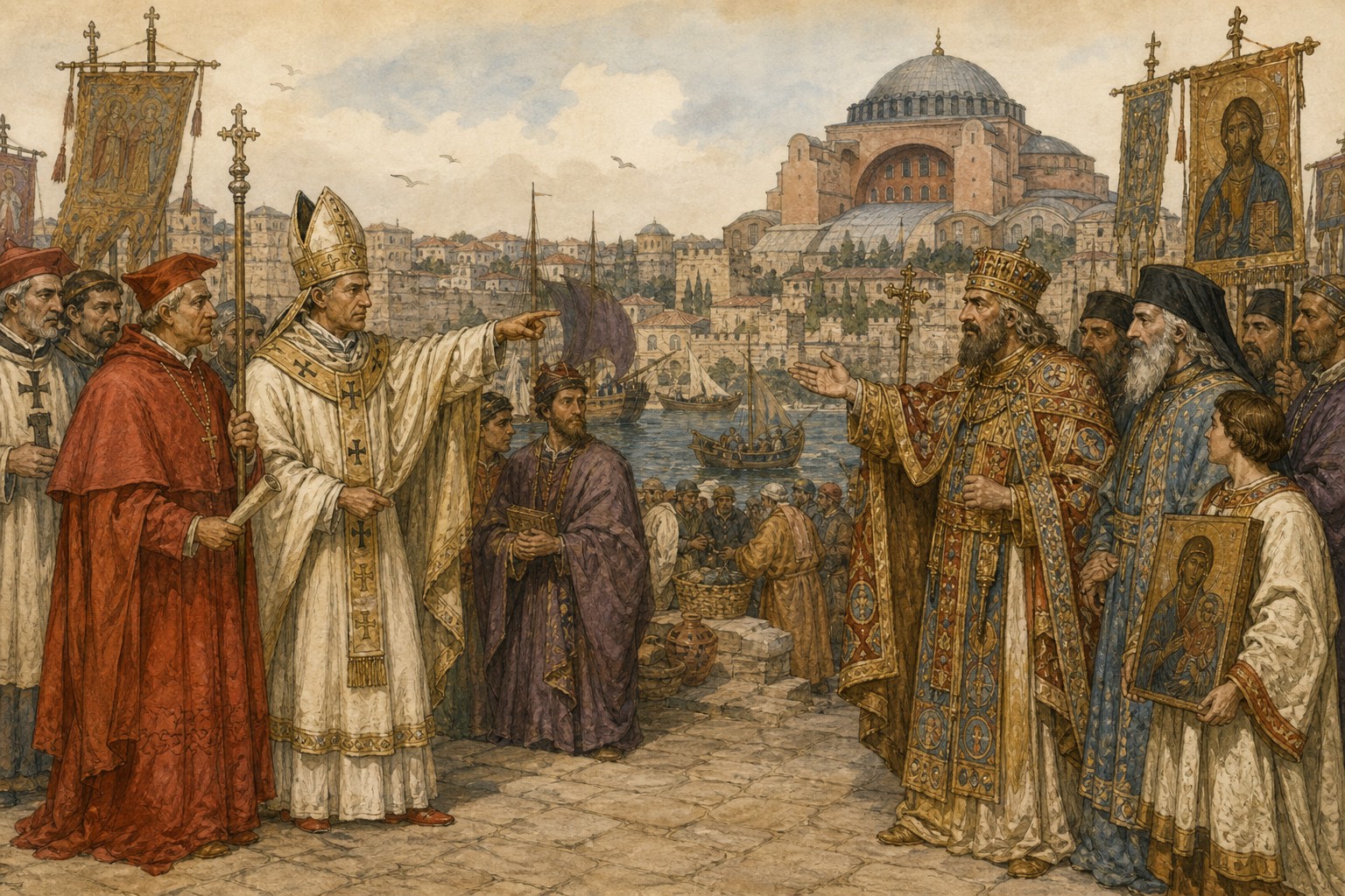 Historical reconstruction of “Filioque enters the Roman liturgy” in East–West Schism of 1054
