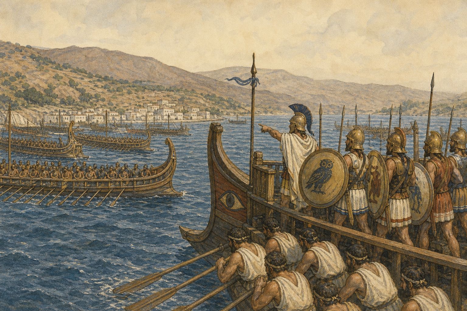 Historical reconstruction of the “Battle of Marathon” stage in Greco-Persian Wars