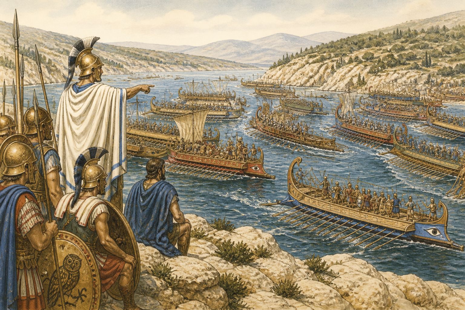 Historical reconstruction of the “Salamis and Plataea” stage in Greco-Persian Wars