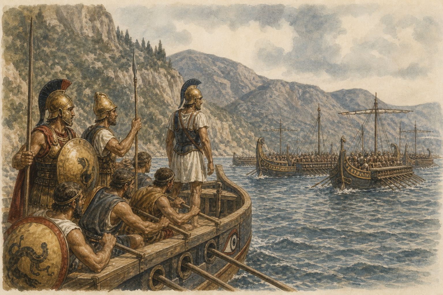 Historical reconstruction of the “Thermopylae and Artemisium” stage in Greco-Persian Wars