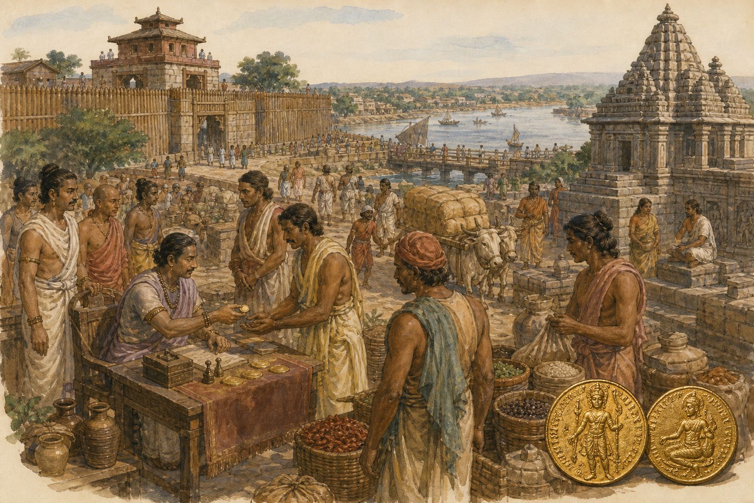 Historical reconstruction of the “Rise of the Gupta Empire” stage in Rise of the Gupta Empire