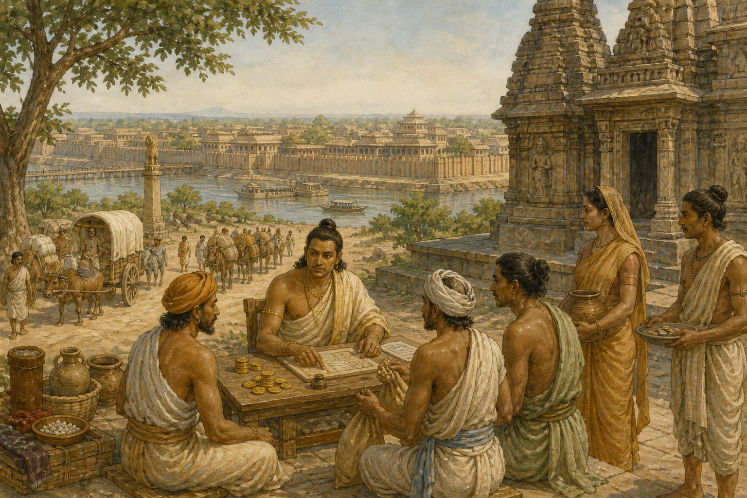Historical reconstruction of the “Enduring consequences” stage in Rise of the Gupta Empire