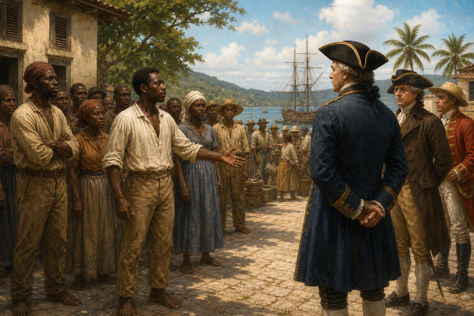Haitian Revolution: a scene of rising tension