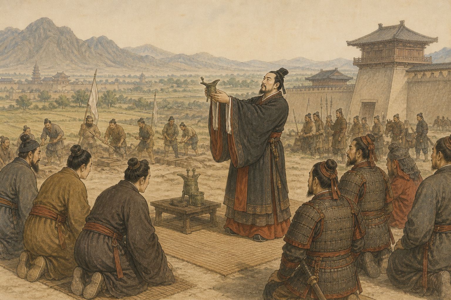 Historical reconstruction of the “Foundation of the Han Dynasty” stage in Foundation of the Han Dynasty