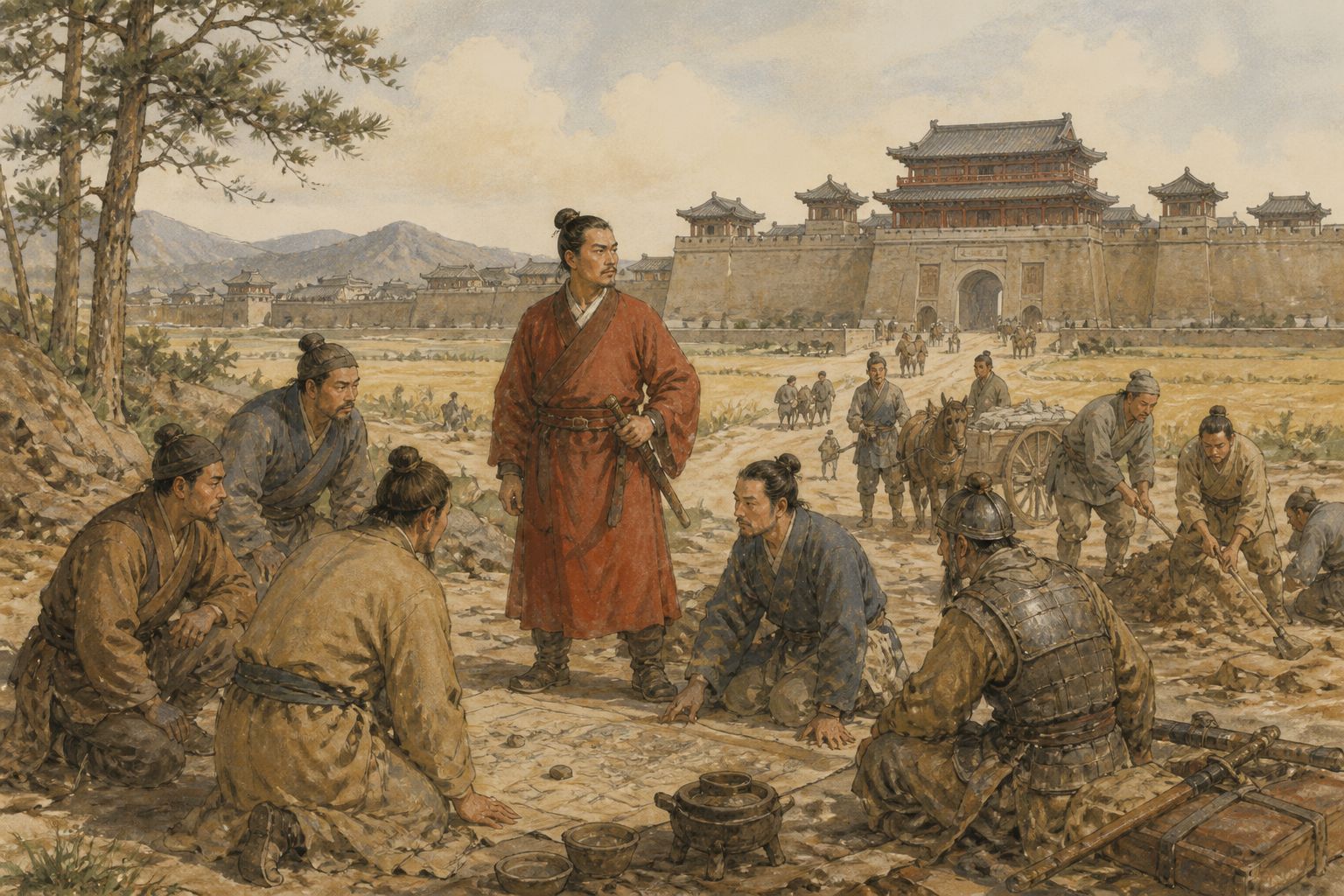 Historical reconstruction of the “Prelude” stage in Foundation of the Han Dynasty
