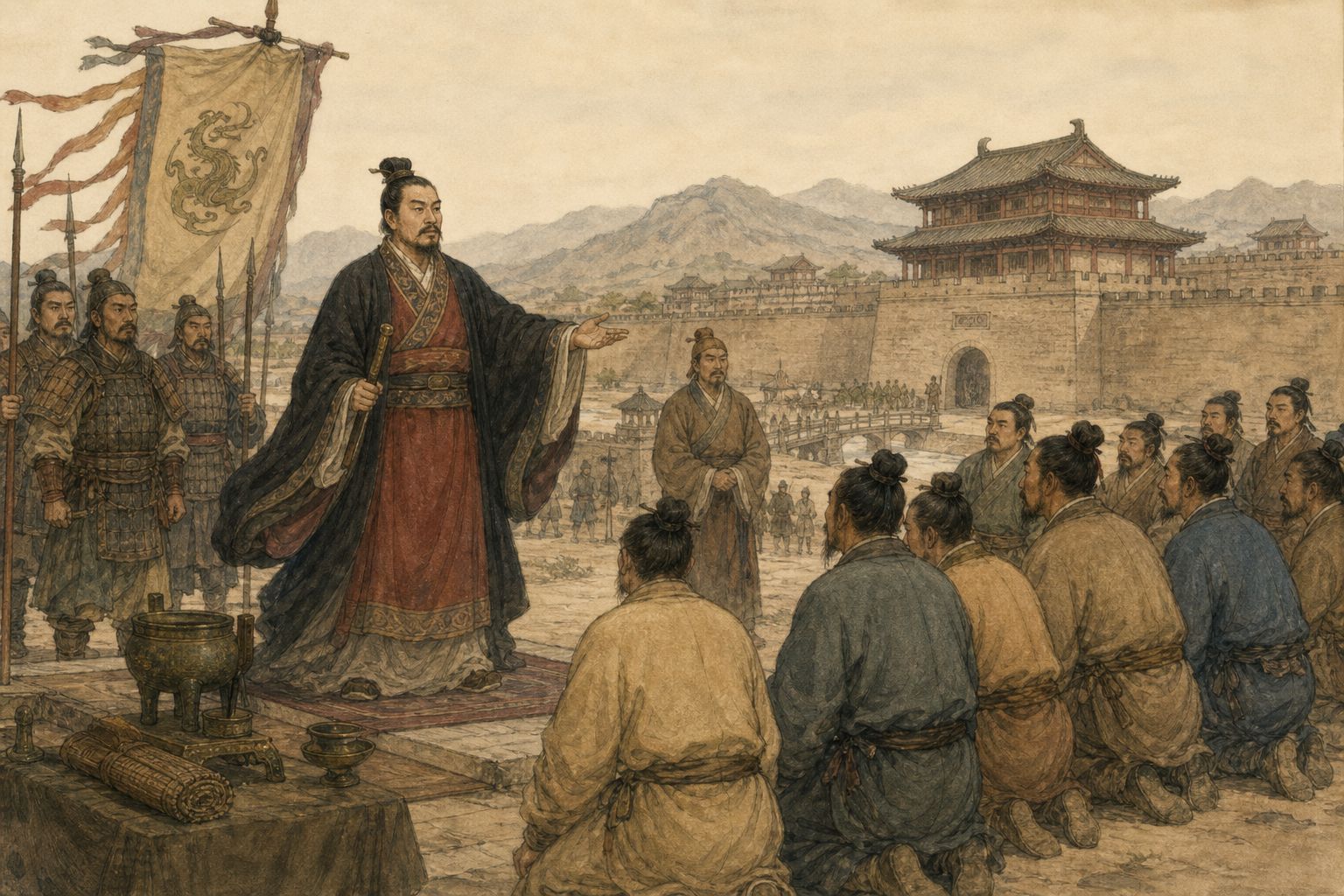 Historical reconstruction of the “Turning point” stage in Foundation of the Han Dynasty