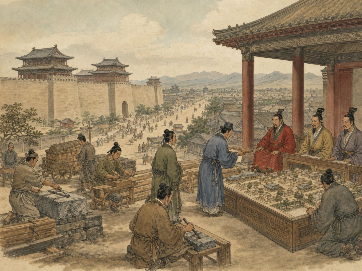 Historical reconstruction of Foundation of the Han Dynasty's long-term consequences: The Han became a long-term political and cultural reference point and later supported the state adoption of Confucian learning.