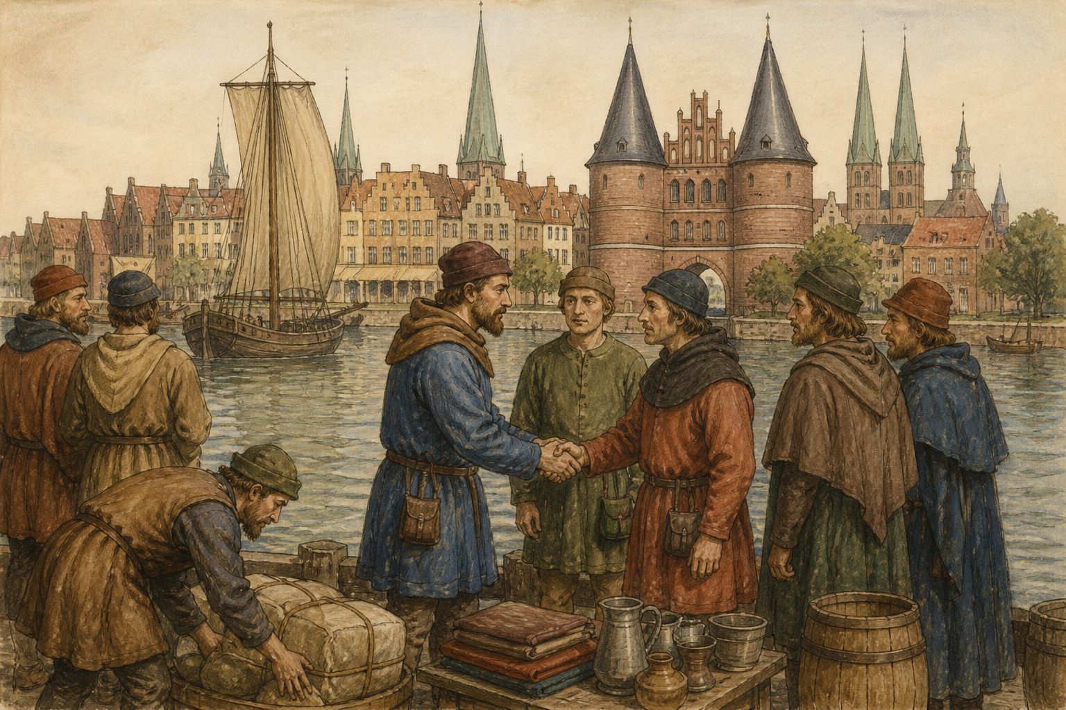 Historical reconstruction of the “Prelude” stage in Foundation of the Hanseatic League
