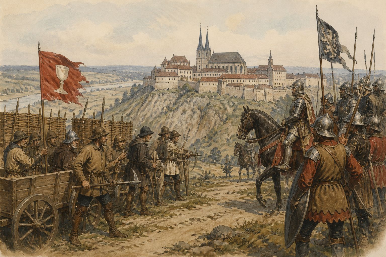 Historical reconstruction of the “Turning point” stage in Hussite Wars