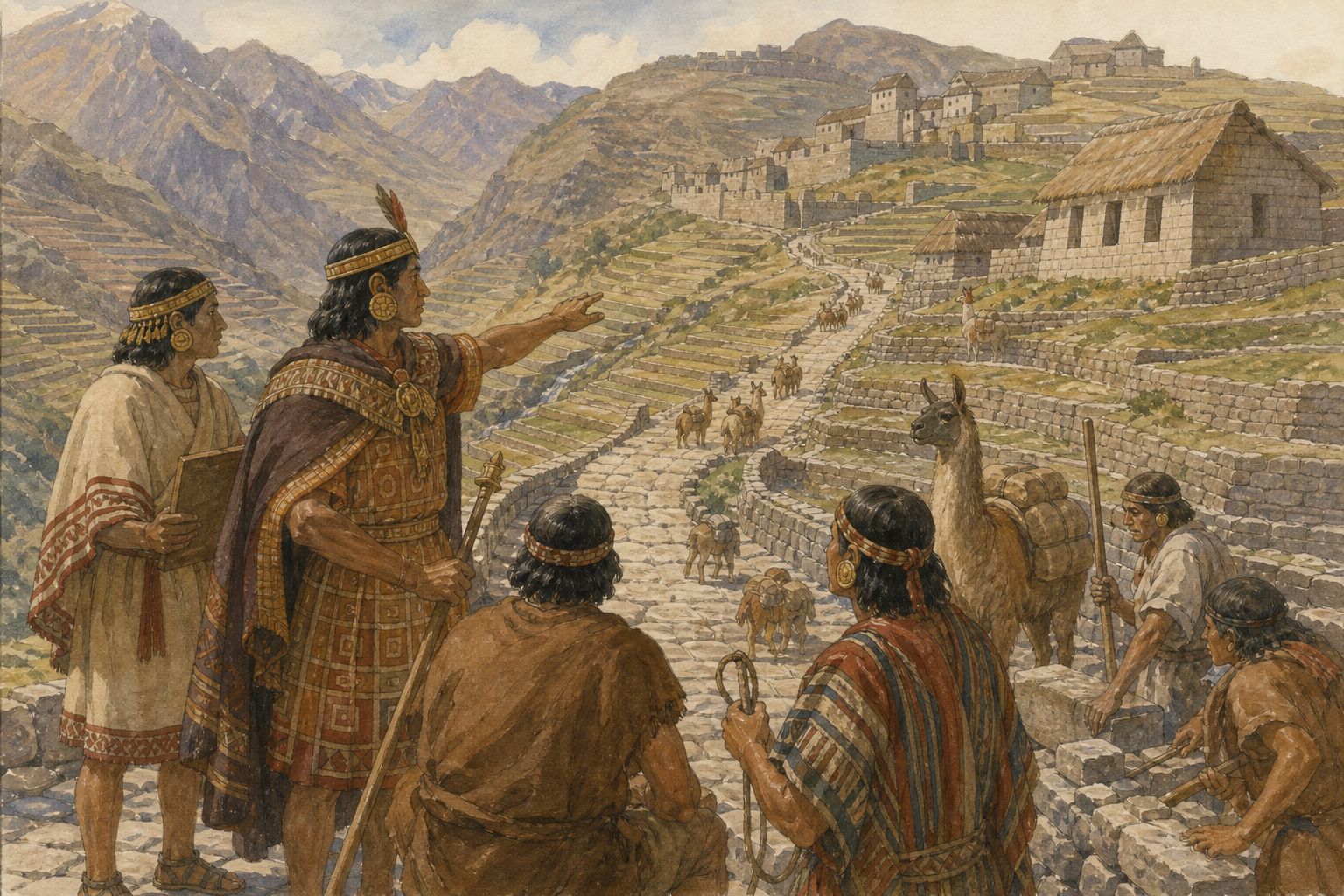 Historical reconstruction of the “Immediate aftermath” stage in Expansion of the Inca Empire