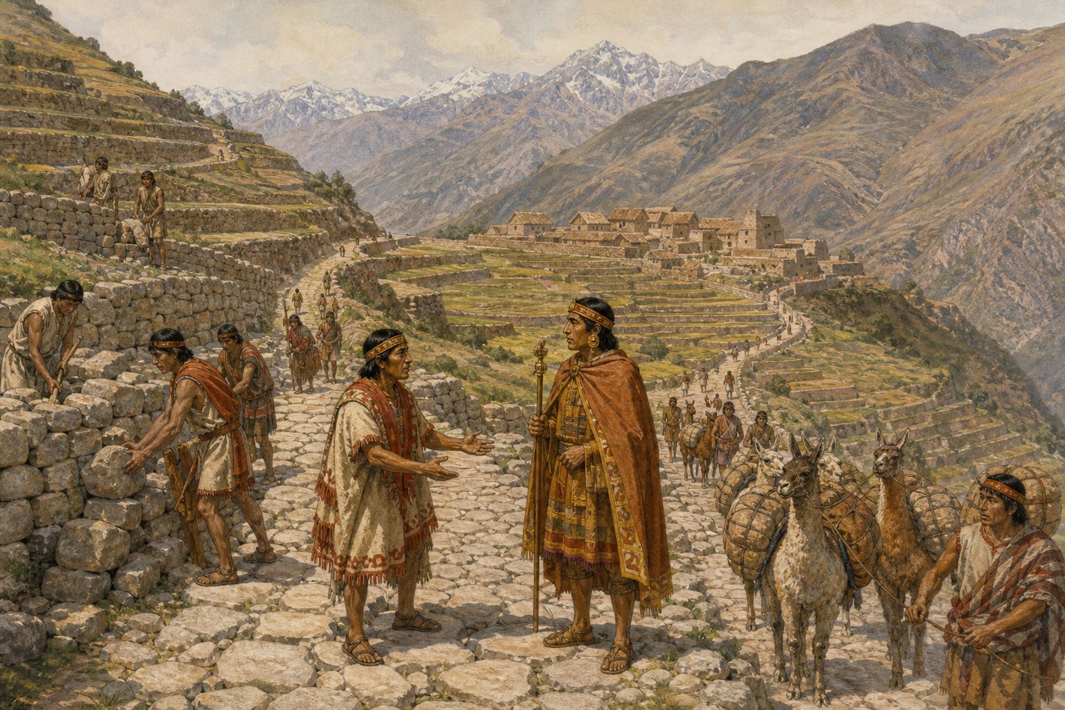 Historical reconstruction of the “Expansion of the Inca Empire” stage in Expansion of the Inca Empire