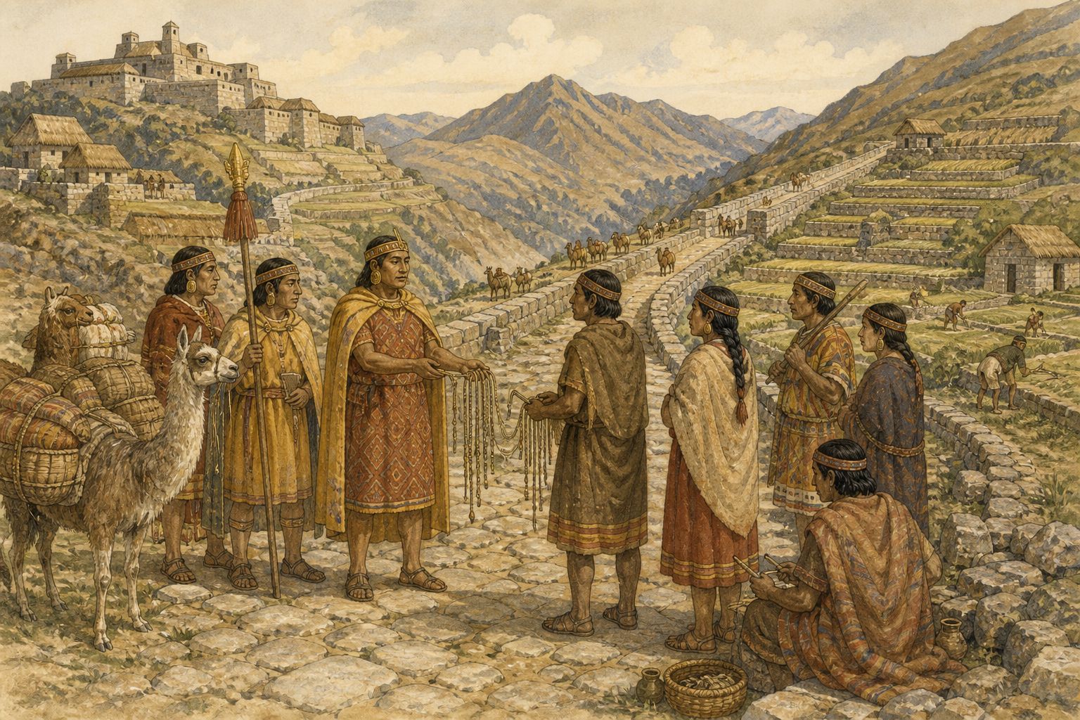 Historical reconstruction of the “Enduring consequences” stage in Expansion of the Inca Empire