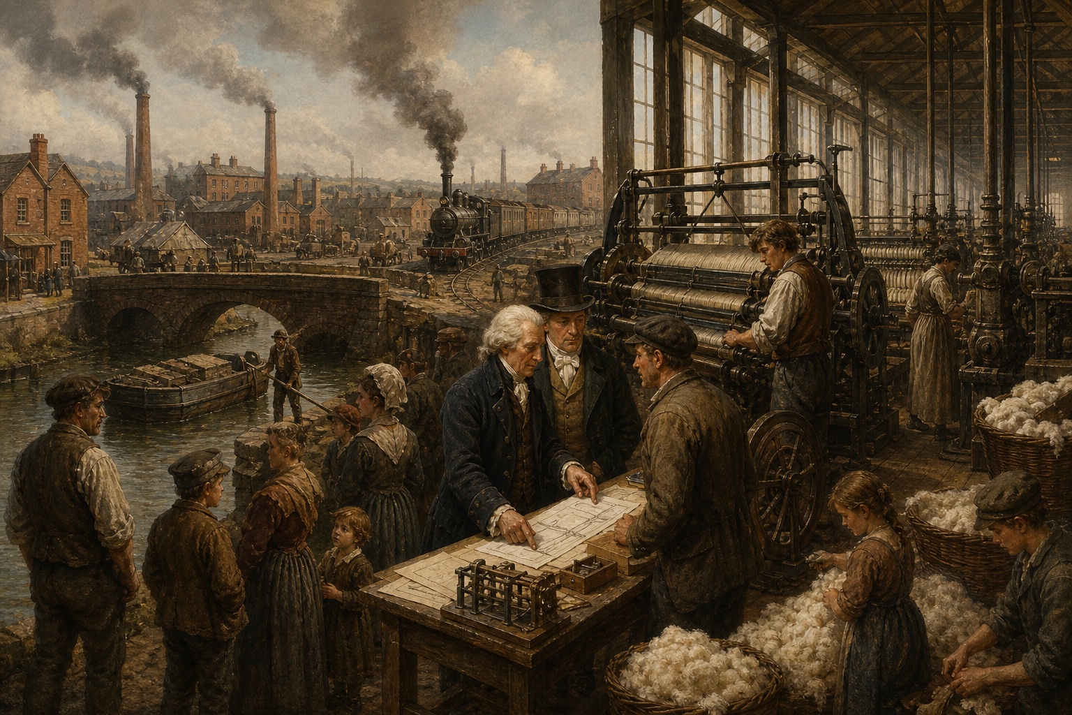 Industrial Revolution: a scene of rising tension