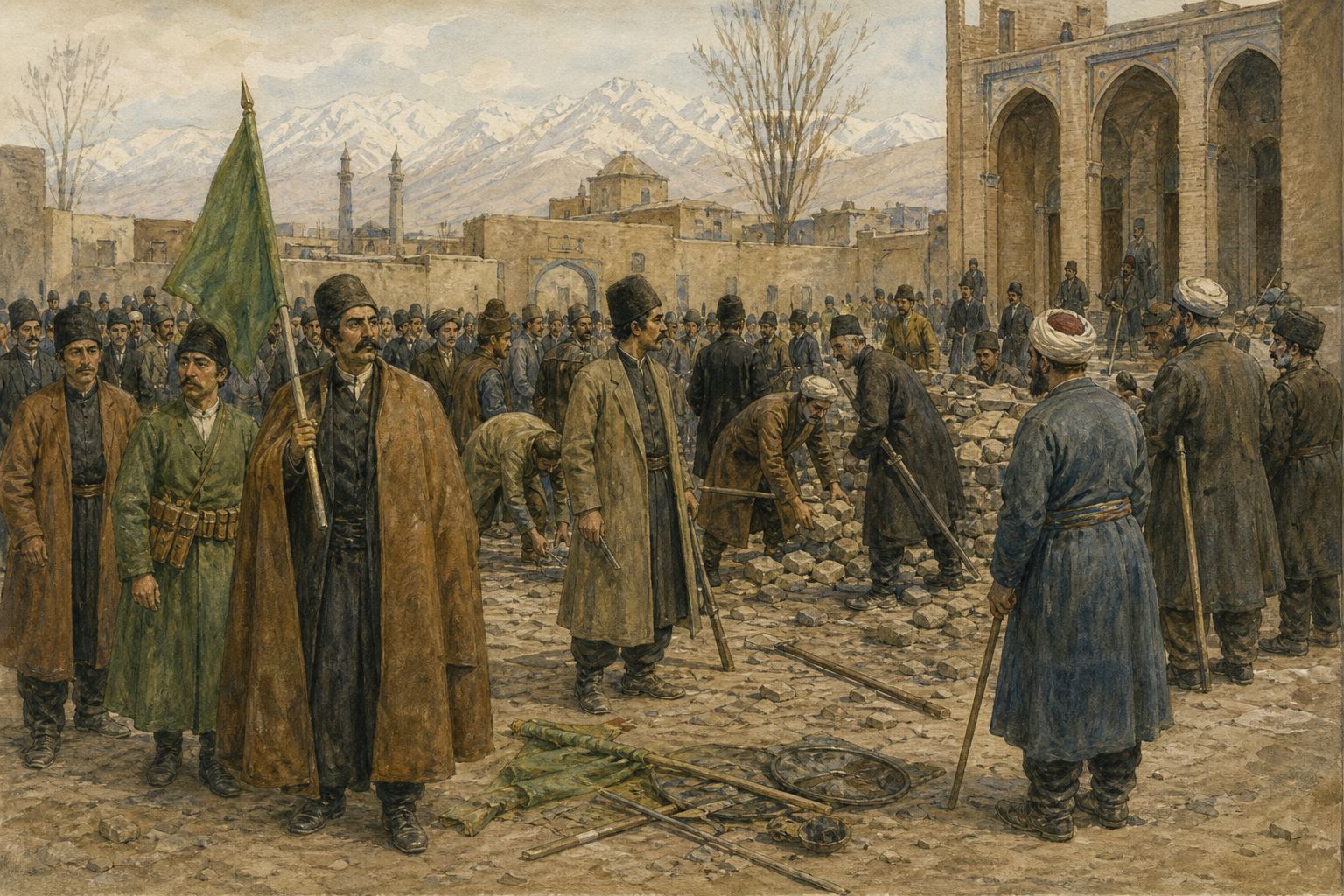 Historical reconstruction of the “Immediate aftermath” stage in Iranian Constitutional Revolution