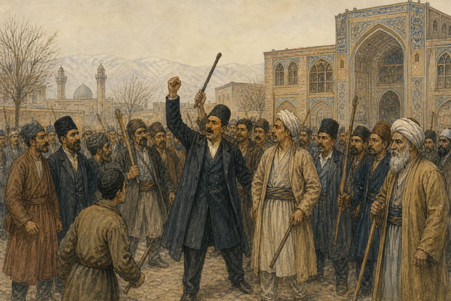 Historical reconstruction of the “Current phase” stage in Iranian Constitutional Revolution