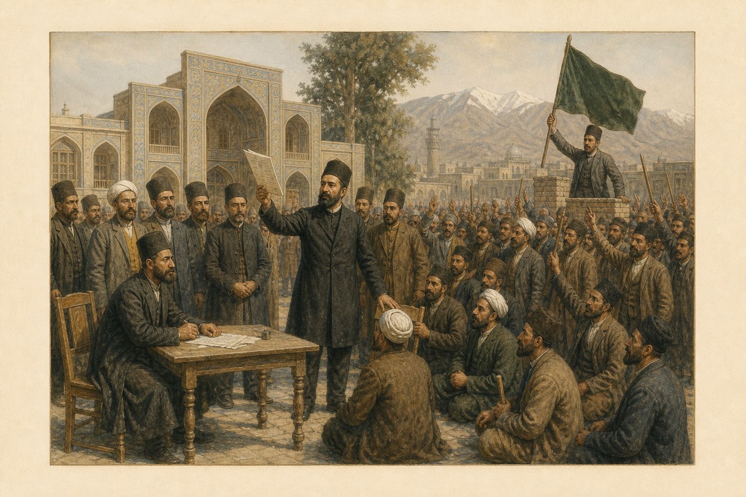 Historical reconstruction of the “Long-term significance” stage in Iranian Constitutional Revolution