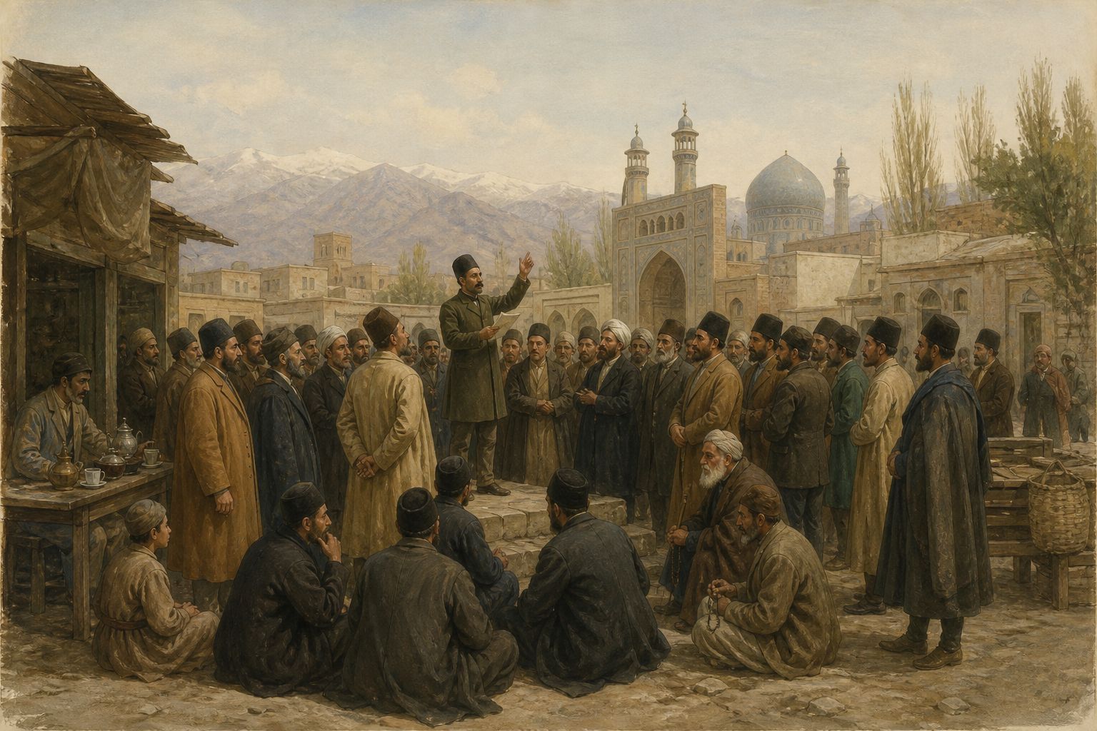 Historical reconstruction of the “Prelude” stage in Iranian Constitutional Revolution