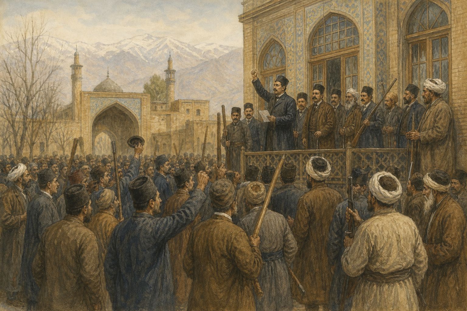 Historical reconstruction of the “Turning point” stage in Iranian Constitutional Revolution