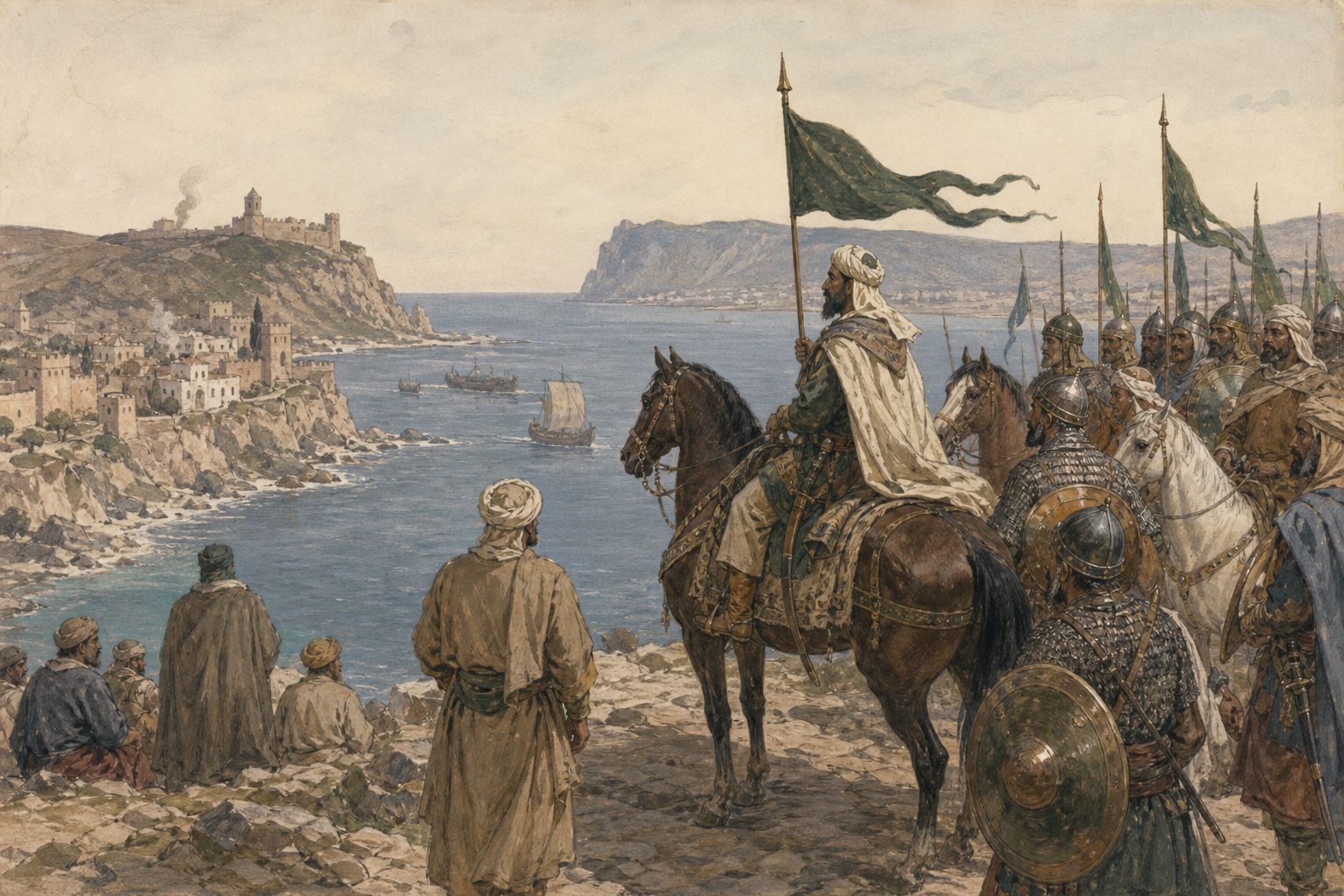 Historical reconstruction of the “Immediate aftermath” stage in Islamic Conquest of Iberia