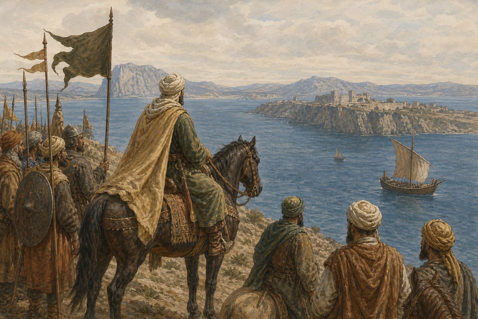 Historical reconstruction of the “Prelude” stage in Islamic Conquest of Iberia