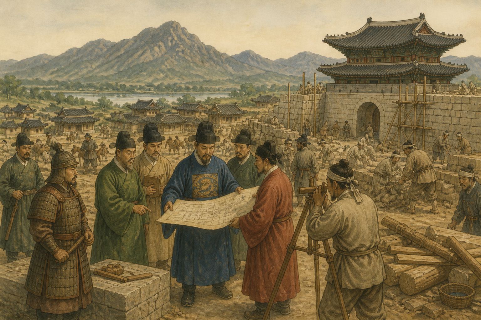 Historical reconstruction of the “Immediate aftermath” stage in Foundation of the Joseon Dynasty