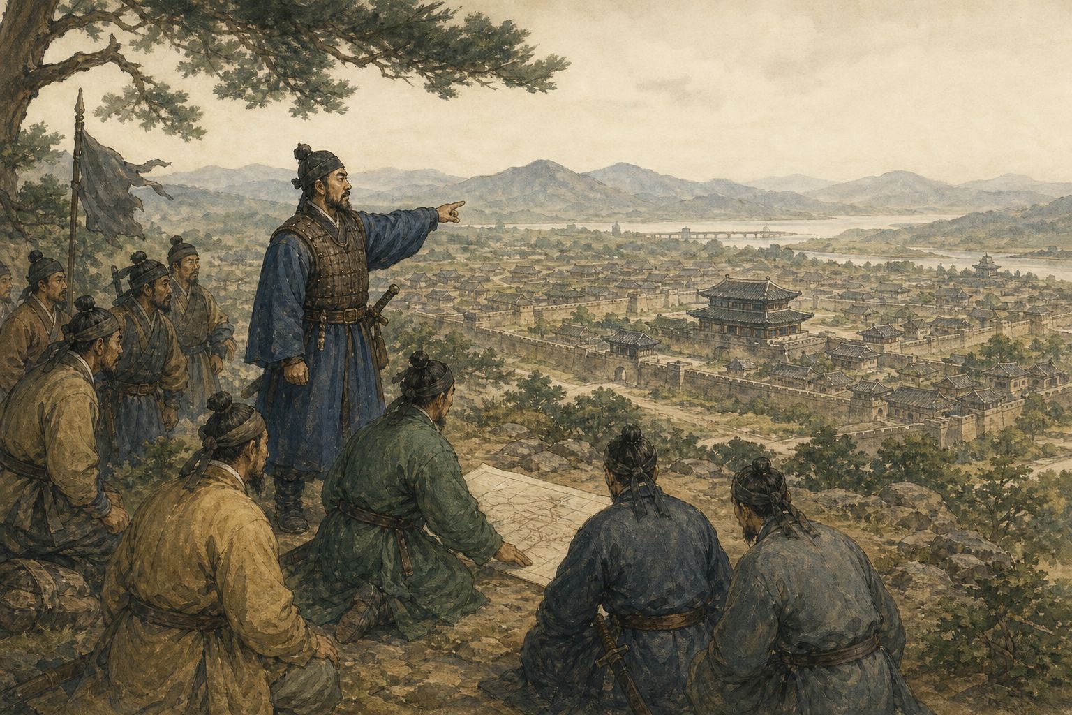 Historical reconstruction of the “Prelude” stage in Foundation of the Joseon Dynasty