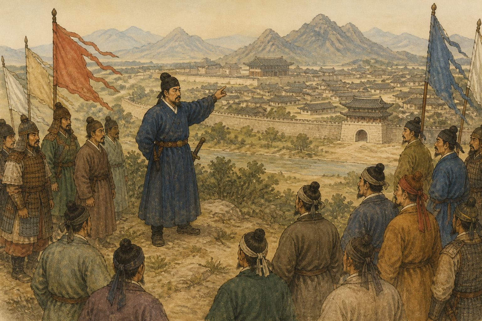 Historical reconstruction of the “Turning point” stage in Foundation of the Joseon Dynasty