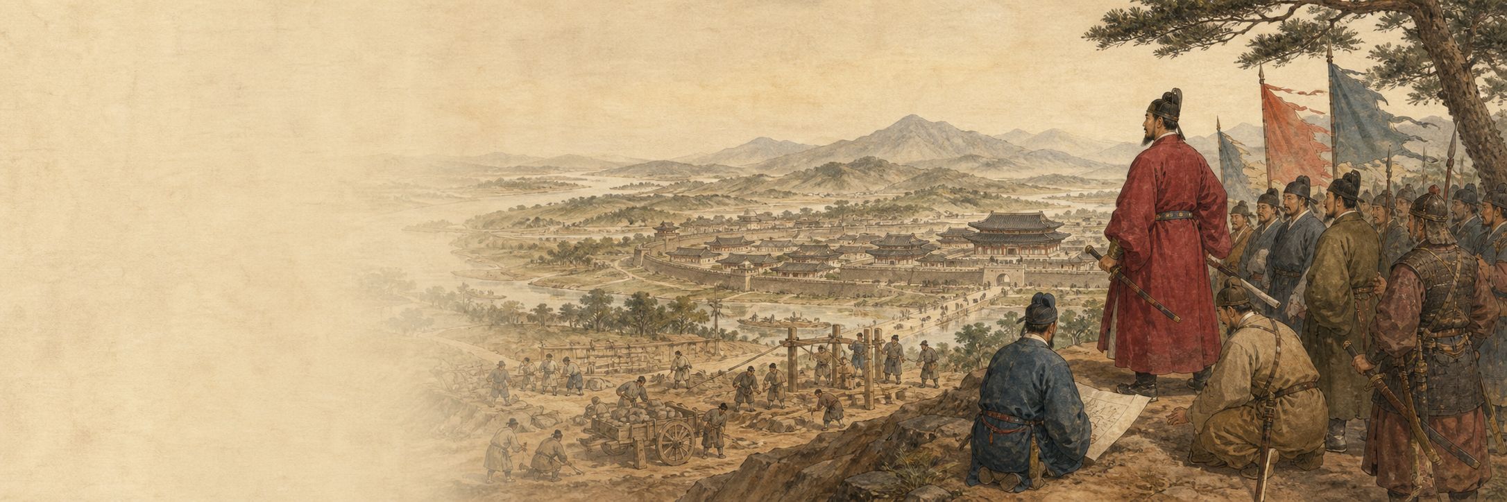 Historically grounded reconstruction of the setting and course of Foundation of the Joseon Dynasty