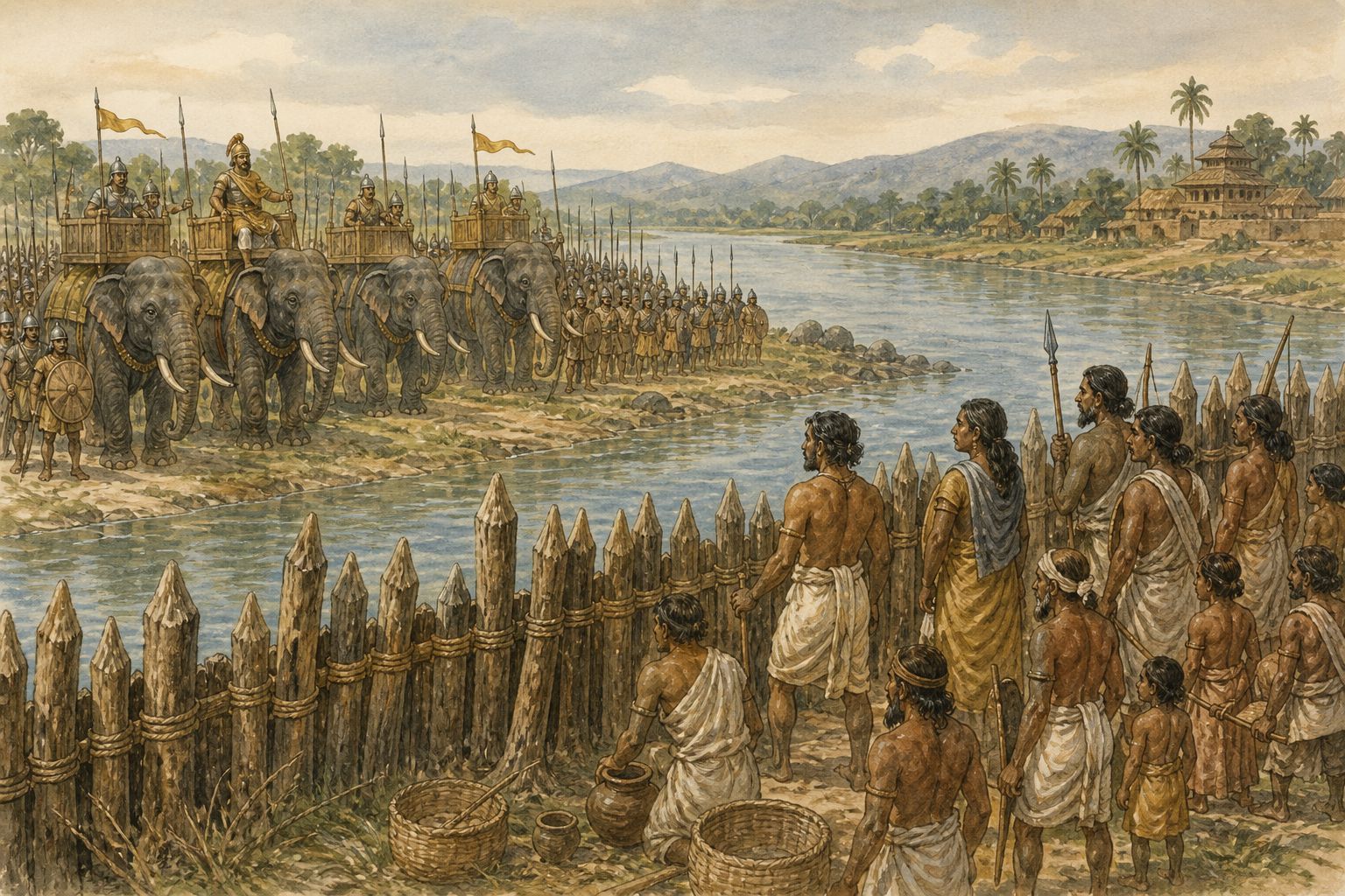 Historical reconstruction of “Ashoka succeeds to Mauryan rule” in Kalinga War