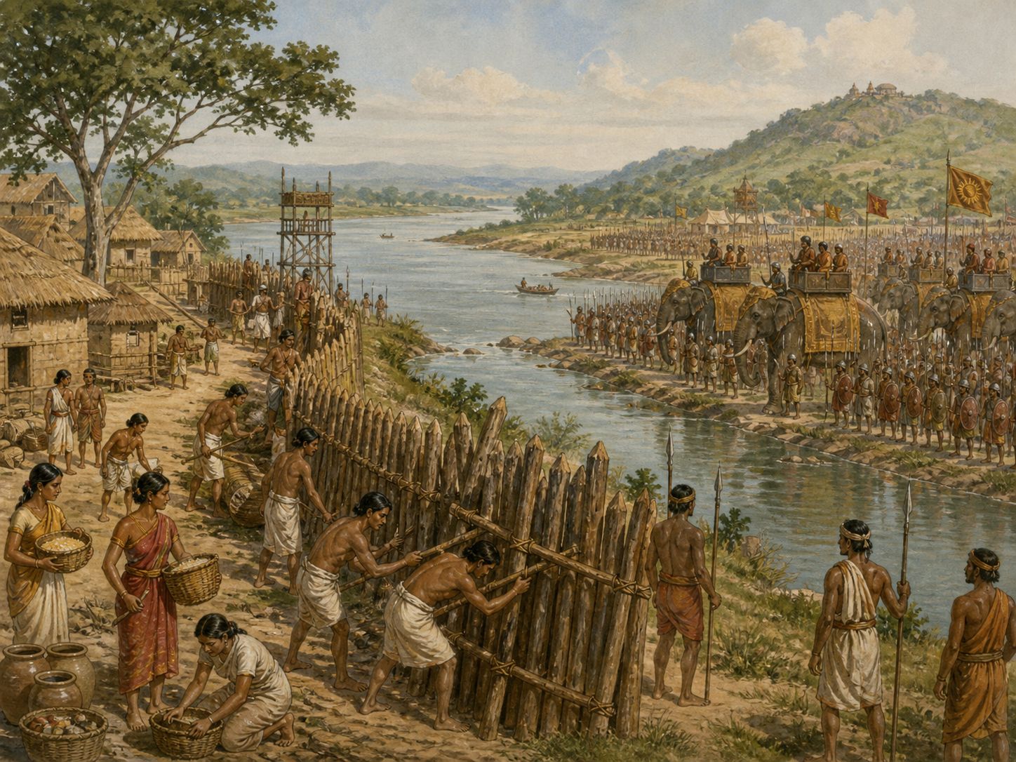 Historical reconstruction of Kalinga War's background: In and around Kalinga (present-day Odisha), the setting took shape as Mauryan ruler Ashoka conquered Kalinga in eastern India and later recorded the human cost of the war in inscriptions.