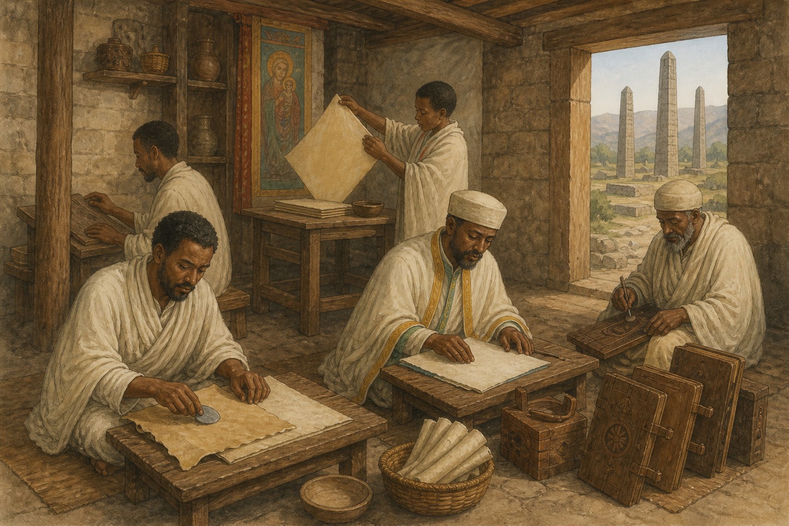 Historical reconstruction of enduring ethiopian legacy through Aksumite architecture, commerce, and material culture