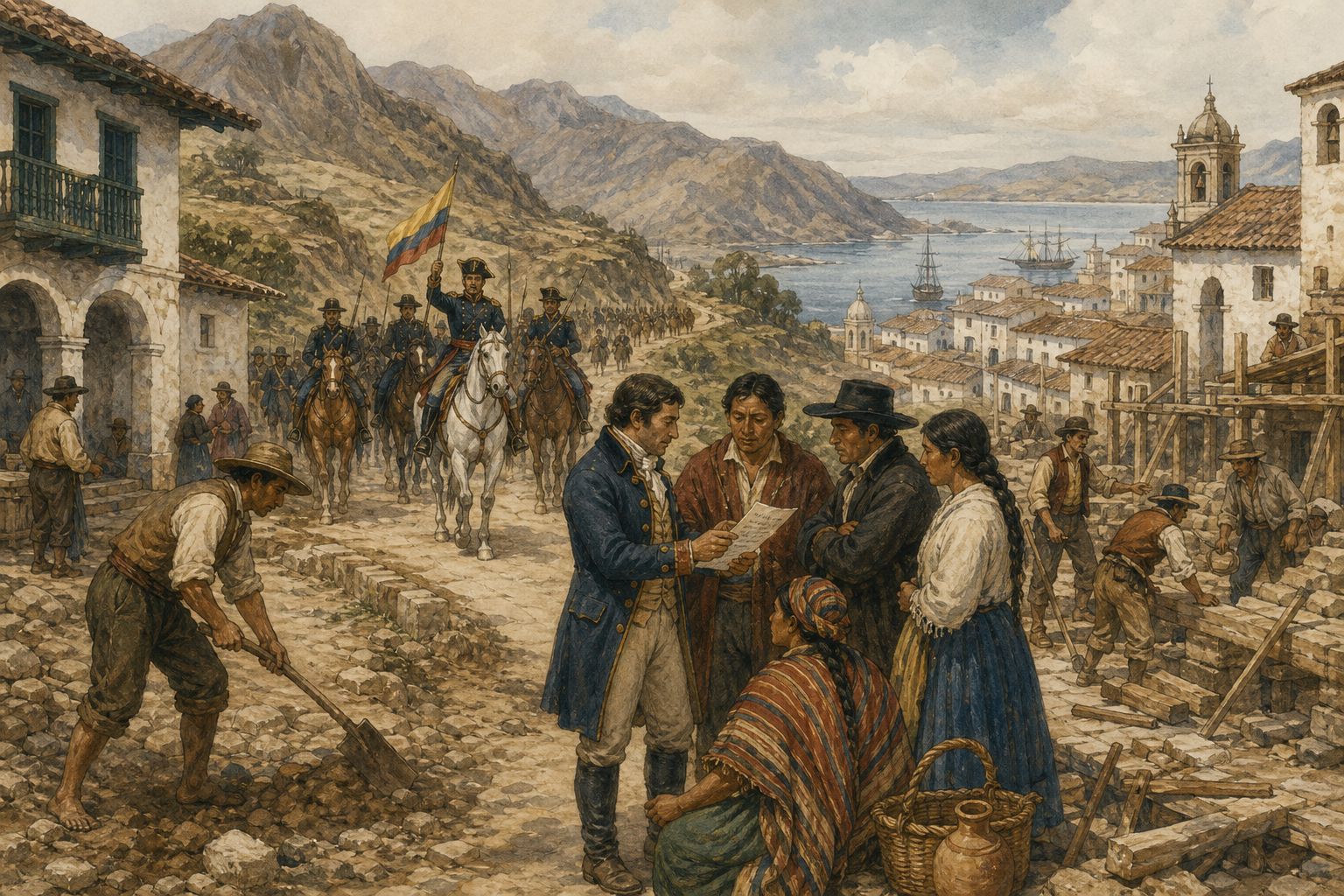 Historical reconstruction of the “Immediate aftermath” stage in Latin American Wars of Independence