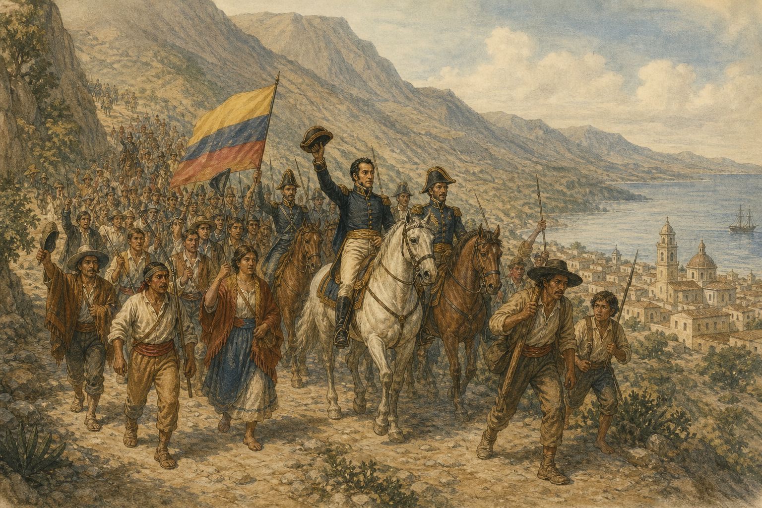 Historical reconstruction of the “Latin American Wars of Independence” stage in Latin American Wars of Independence