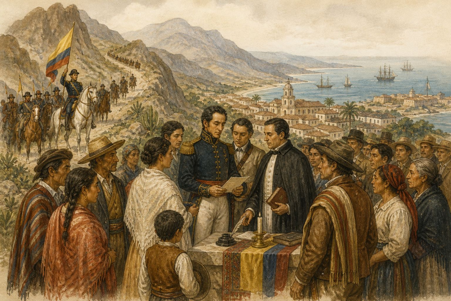 Historical reconstruction of the “Enduring consequences” stage in Latin American Wars of Independence