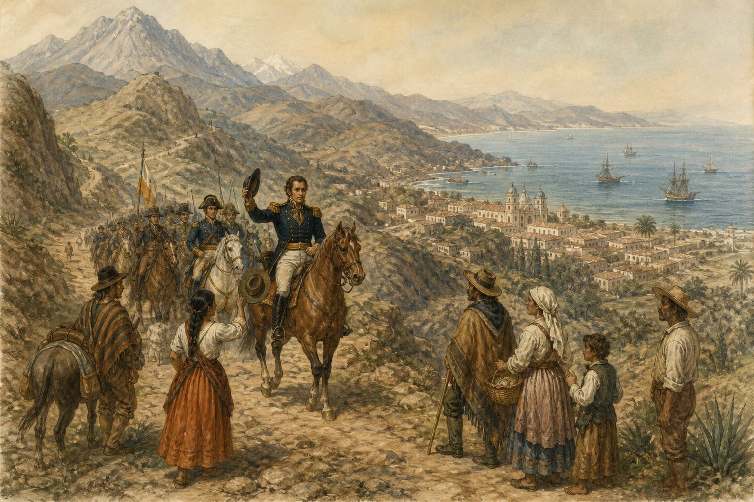 Historical reconstruction of the “Earlier conditions” stage in Latin American Wars of Independence